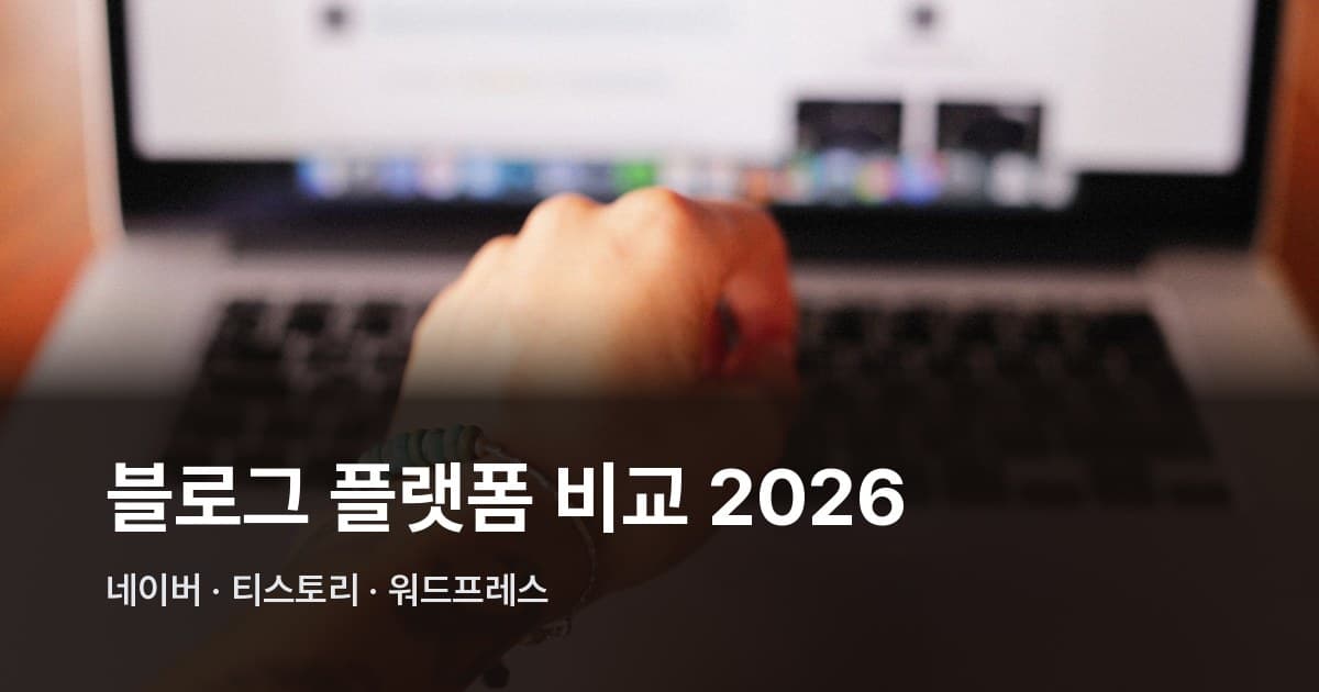 노트북 화면에 웹사이트 편집 인터페이스가 열려 있는 모습